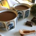 Chocolat chaud au vin rouge