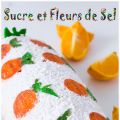 Gâteau roulé à l'orange-curd.