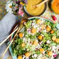 Salade verte, melon, radis, feta (salade,[...]