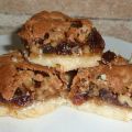 * Carrés au beurre, aux noix et aux raisins *