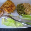 ESCALOPE DE DINDE PANEE AUX FLOCONS DE PUREE