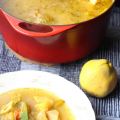 Soupe azérie aux coings, agneau et châtaignes[...]