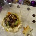 Papillotes de foie gras aux épices et girolles[...]