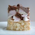 Carrés de marshmallows au lait concentré sucré