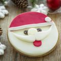 Biscuits sablés père Noël à la pâte à sucre