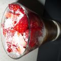 Verrine bananes, fraises