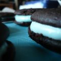 Whoopies, 2ème essai: crème philadelphia