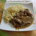 Escalopes de veau sauce crème champignons,[...]