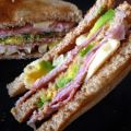 Le Club sandwich jambon et avocat