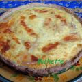 Tarte aux pommes et camembert, vinaigre de[...]