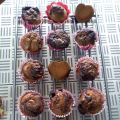 Muffins zébrés nutella
