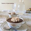 Crèmes chocolat  marron.