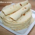 Tortillas de blé ou galettes de blé mexicaines