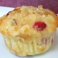 Muffins aux canneberges et aux amandes