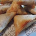 Triangles aux pommes et amandes