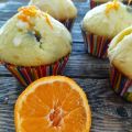 Muffins à la clémentine et au chocolat blanc