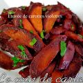 Etuvée de carottes violettes