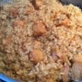 * Casserole de saucisses et riz à l’érable *