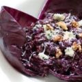 Risotto au vin rouge, chou rouge, et fromage[...]