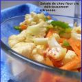 Salade de chou fleur cru citronnée, Recette[...]