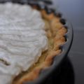 Tarte rhubarbe meringuée