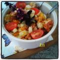 Panzanella , salade tomates cerises , concombre[...]