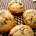 Muffins noisette - pépites de chocolat