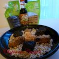 Nouilles chinoises aux crevettes et dés de[...]
