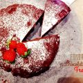 Fondant Glacé Allégé au Chocolat & Fraise