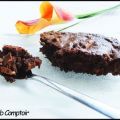 Brownie chocolat-amandes et fleur d