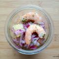 Crevettes marinées au citron