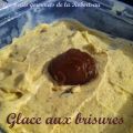 Glace aux brisures de marrons glacés