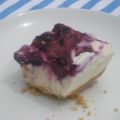 GÂTEAU AU FROMAGE GLACÉ AUX BLEUETS