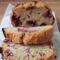 Cake aux framboises et purée d'amande