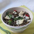 Salade de lentilles Esaü au Bleu d'Auvergne