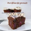 GÂTEAU AU CHOCOLAT, AUX CERISES & AUX AMANDES