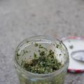 Pesto de fanes de carottes (vegan)