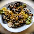 Moules à la bière, sauce crémeuse champignons[...]