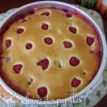 Gâteau-pouding aux framboises