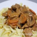 Filet de porc Stroganoff
