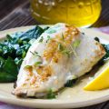 Filets de rascasse aux épinards