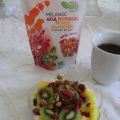 Petit déjeuner avec des super fruits...