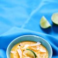 Velouté de patate douce, coco et citron vert
