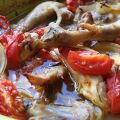 Poulet au four tomate oignon