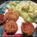 Croquettes de riz au thon et à la tomate