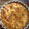 Torta salata con pancetta facile e deliziosa