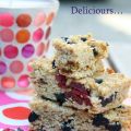 Flapjack aux cranberries et myrtilles séchées
