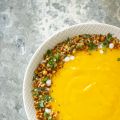 Notre velouté de courge au gingembre