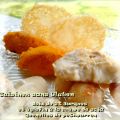 Noix de St Jacques et poisson à la crème de soja