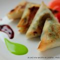 Samossas épinards et fromage de chèvre